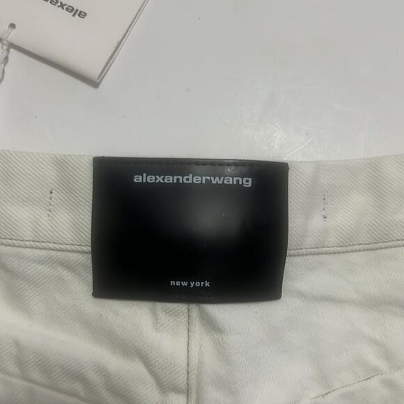 ALEXANDER‎ WANG SHORTY HIGH RISE VINTAGE WHITE SHORTS SIZE 27 - Picture 4 of 11